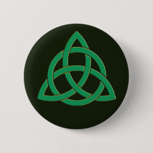 Badge Rond 5 Cm Un héritage irlandais-celtique fier - Le noeud de