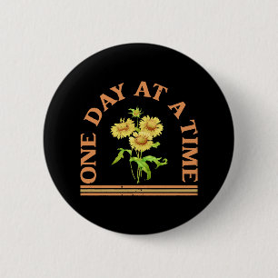 Badge Rond 5 Cm Un Jour À La Fois