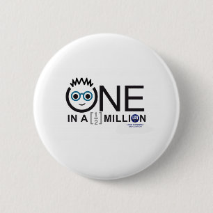 Badge Rond 5 Cm Un logo sur un million et demi - Bouton