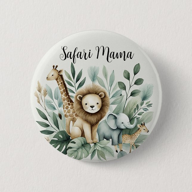 Badge Rond 5 Cm Un Peu Sauvage (Devant)