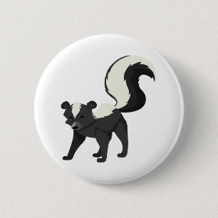 Badge Rond 5 Cm Un skunk