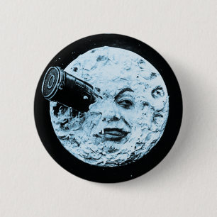 Badge Rond 5 Cm Un voyage à la lune