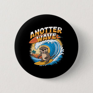 Badge Rond 5 Cm Une autre vague - Jeu de mots drôle sur le surf Ot