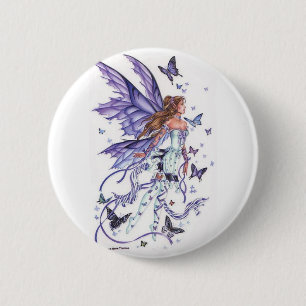Badge Rond 5 Cm Une fée