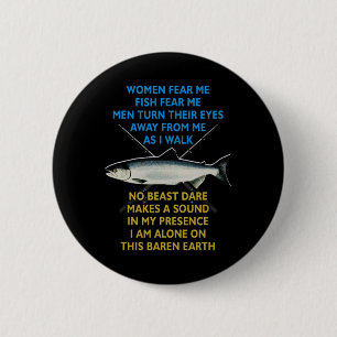 Badge Rond 5 Cm Une Femme Qui Me Fait Peur Poisson Qui Me Fait Peu