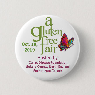 Badge Rond 5 Cm Une foire libre de gluten - bouton