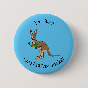 Badge Rond 5 Cm Une jolie illustration de kangourou australien