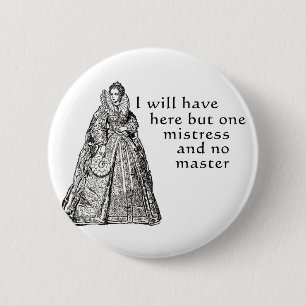 Badge Rond 5 Cm Une maîtresse ici