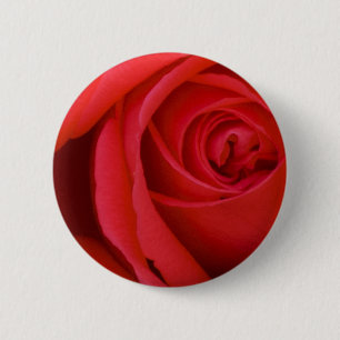 Badge Rond 5 Cm Une Rose Rouge Pour Vous