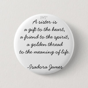 Badge Rond 5 Cm Une soeur