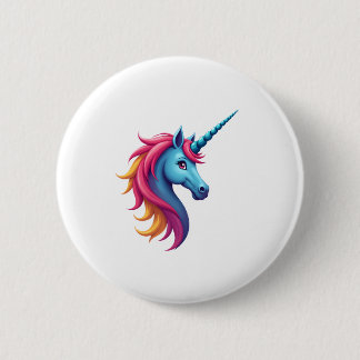 Badge Rond 5 Cm Unicorn Santa Hat Christmas T-Shirt (4)