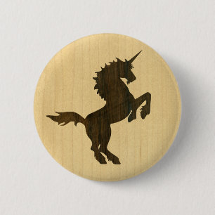 Badge Rond 5 Cm Unicorne de Rosewood