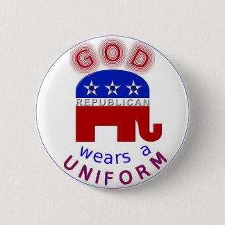 Badge Rond 5 Cm Uniforme d'un DIEU