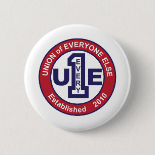 Badge Rond 5 Cm UNION de CHACUN AUTREMENT/BLANC