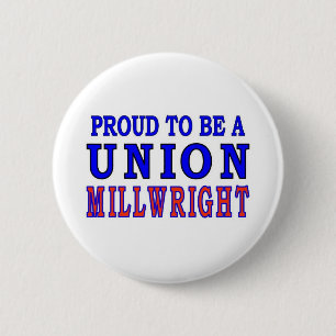 BADGE ROND 5 CM UNION MILLWRIGHT
