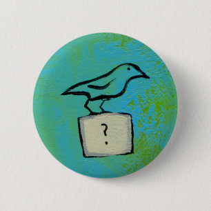 Badge Rond 5 Cm Univers coloré de planton d'art de points