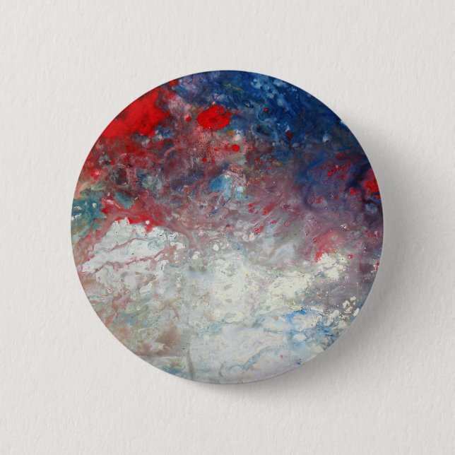 Badge Rond 5 Cm Univers - Galaxie - Cosmos - Voie Lactée (Devant)