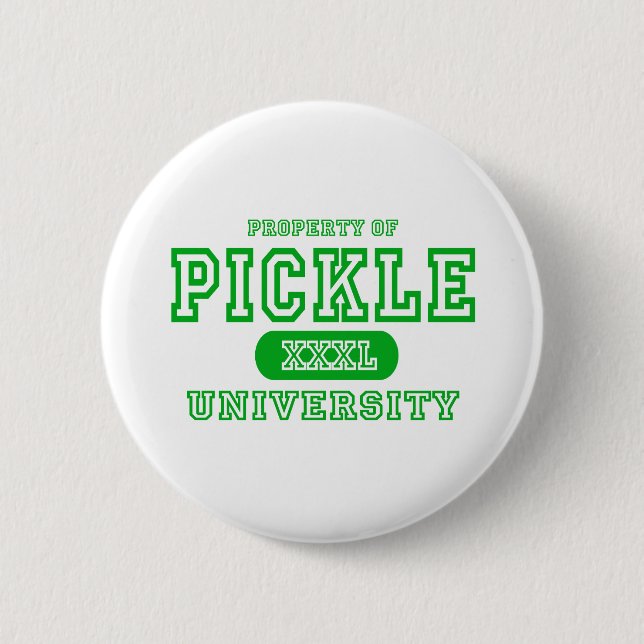 Badge Rond 5 Cm Université de conserves au vinaigre (Devant)