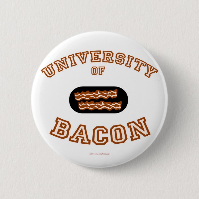 Badge Rond 5 Cm Université de lard (Devant)