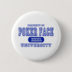 Badge Rond 5 Cm Université de visage de tisonnier