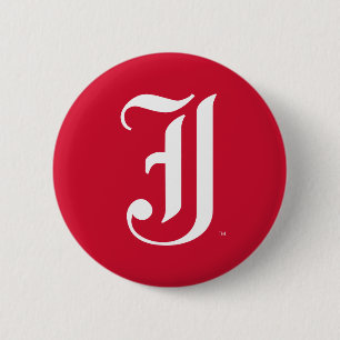 Badge Rond 5 Cm Université d'État de Jacksonville Classique Lettre