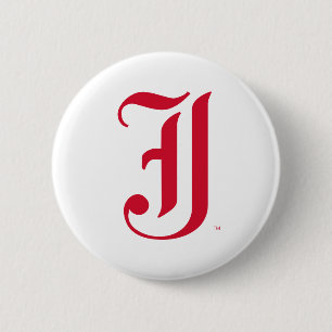 Badge Rond 5 Cm Université d'État de Jacksonville Classique Lettre
