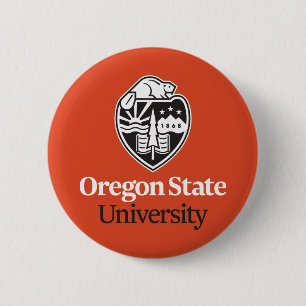 Badge Rond 5 Cm Université d'État de l'Oregon