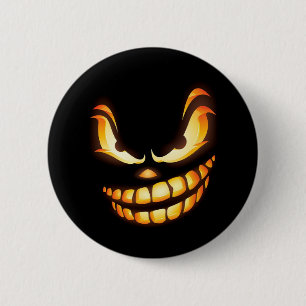 Badge Rond 5 Cm unmutiger-expression-852549 SCARY CARTOON SMILE BL