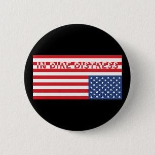 Badge Rond 5 Cm Updown USA Drapeau : En Dire