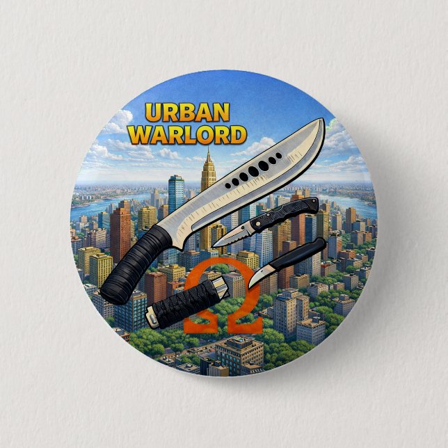 Badge Rond 5 Cm Urban Warlord Button (Devant)