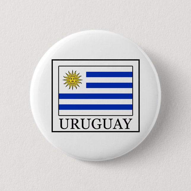 Badge Rond 5 Cm Uruguay (Devant)