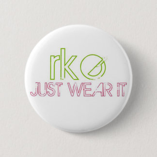 BADGE ROND 5 CM USAGE DE RKE JUSTE IL BOUTON