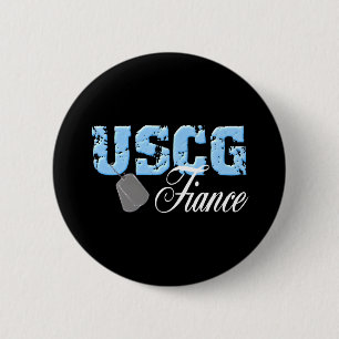 Badge Rond 5 Cm uscg99fiance2blk