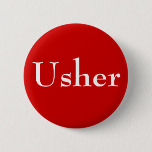 Badge Rond 5 Cm Usher