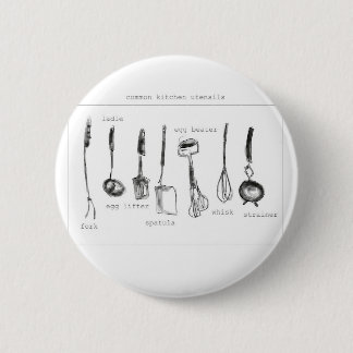 Badge Rond 5 Cm Ustensiles de cuisine