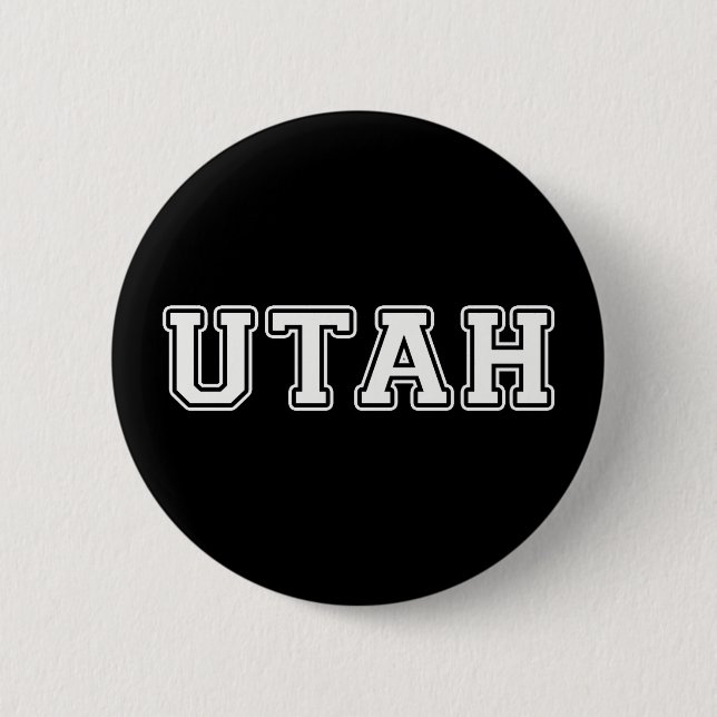 Badge Rond 5 Cm Utah (Devant)