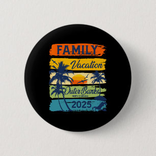 Badge Rond 5 Cm Vacances Familiales Banques Extérieures Caroline d