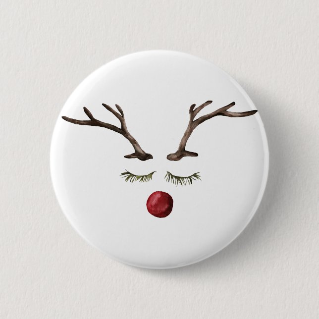 Badge Rond 5 Cm Vacances hivernales (Devant)