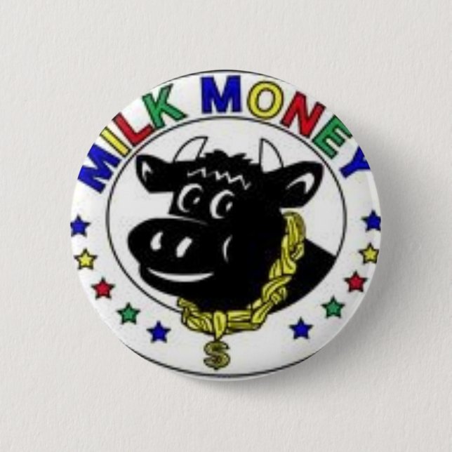 Badge Rond 5 Cm vache à couleur (Devant)