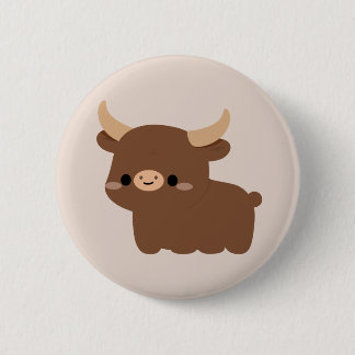 Badge Rond 5 Cm Vache Ankole-Watusi