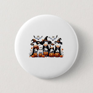 Badge Rond 5 Cm Vaches Fantômes Drôle Halloween Animaux Chouettes
