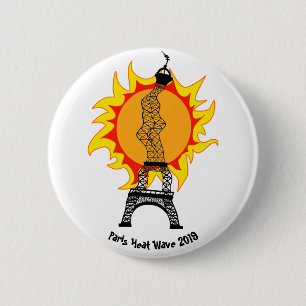 Badge Rond 5 Cm Vague thermique de Paris 2019