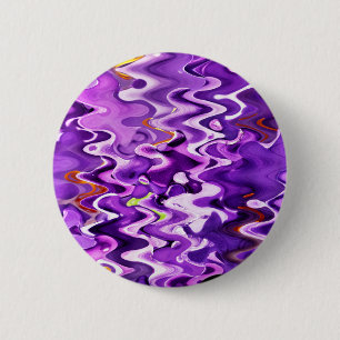 BADGE ROND 5 CM VAGUES DE FLEURS