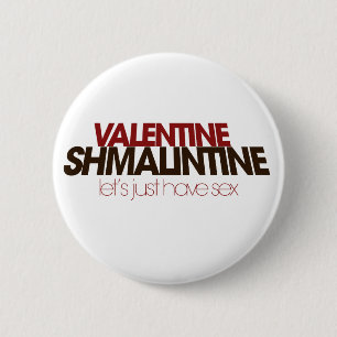Badge Rond 5 Cm Valentine Shmalintine