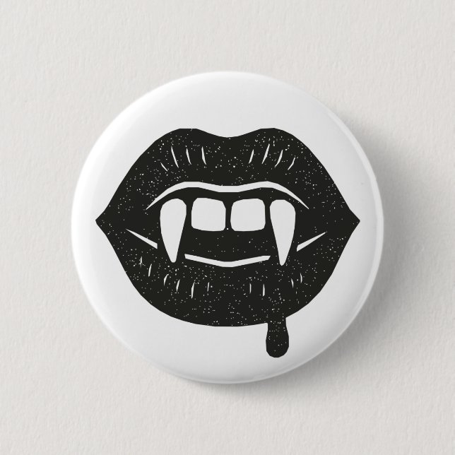 Badge Rond 5 Cm Vampire (Devant)