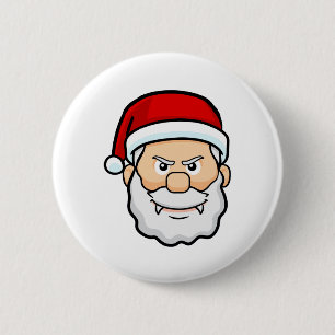 Badge Rond 5 Cm vampire de noël père Noël