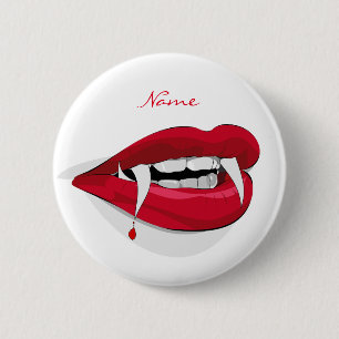 Badge Rond 5 Cm Vampire Smile Thunder_Cove