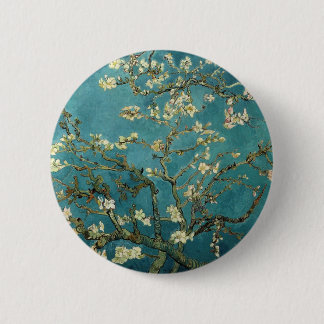Badge Rond 5 Cm Van Gogh Ammond en fleurs