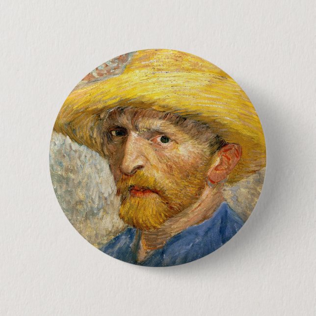 Badge Rond 5 Cm Van Gogh - Autoportrait (Devant)