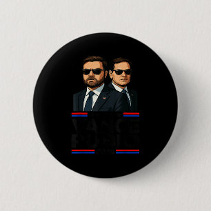 Badge Rond 5 Cm Vance Rubio 2028 J D Vance Marco Rubio Président 2